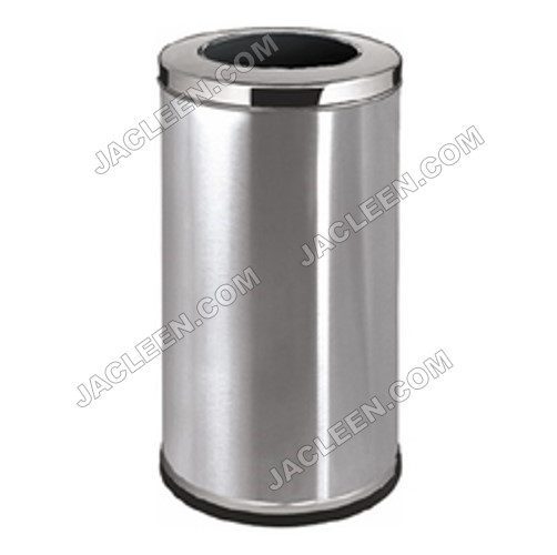 Stainless Steel Rectangular Flip Top Bin with Side Ashtray Jacleen